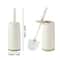 Long Handle Toilet Cleaning Brush With Standing Holder Bathroom Tool 2