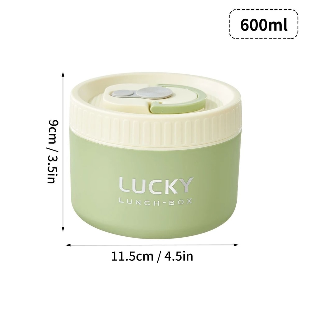 Insulated Stainless Steel Bento Box Leak Proof Portable Lunch Box With Cutlery 4