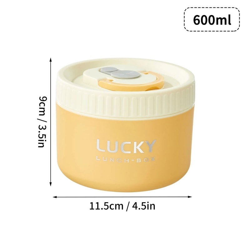 Insulated Stainless Steel Bento Box Leak Proof Portable Lunch Box With Cutlery 6