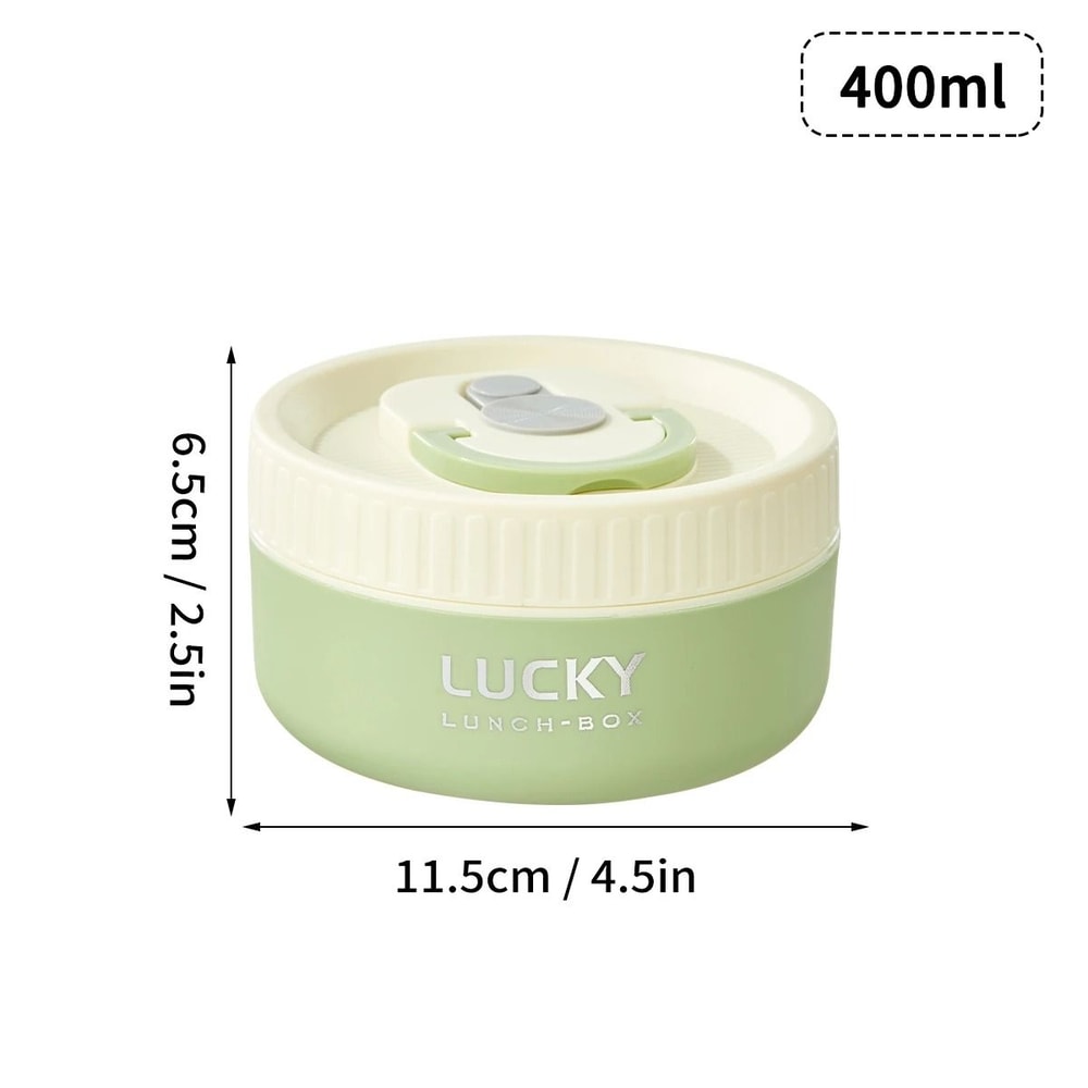 Insulated Stainless Steel Bento Box Leak Proof Portable Lunch Box With Cutlery 1