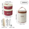 Insulated Stainless Steel Bento Box Leak Proof Portable Lunch Box With Cutlery 9