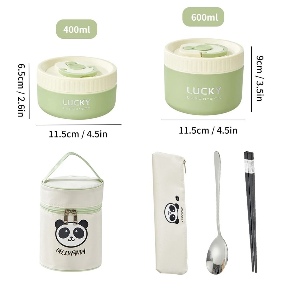 Insulated Stainless Steel Thermal Bento Box Leak Proof Portable Lunch Container 11