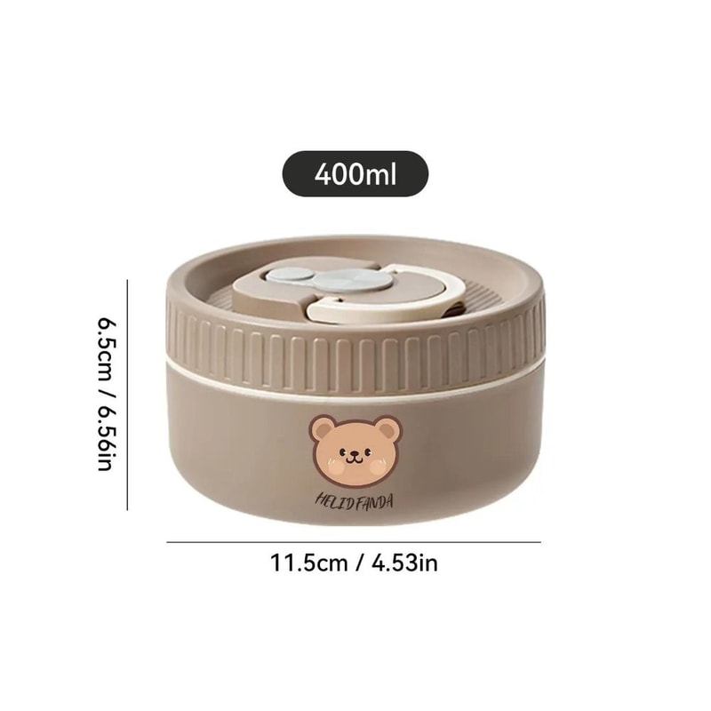 Insulated Stainless Steel Thermal Bento Box Leak Proof Portable Lunch Container 5