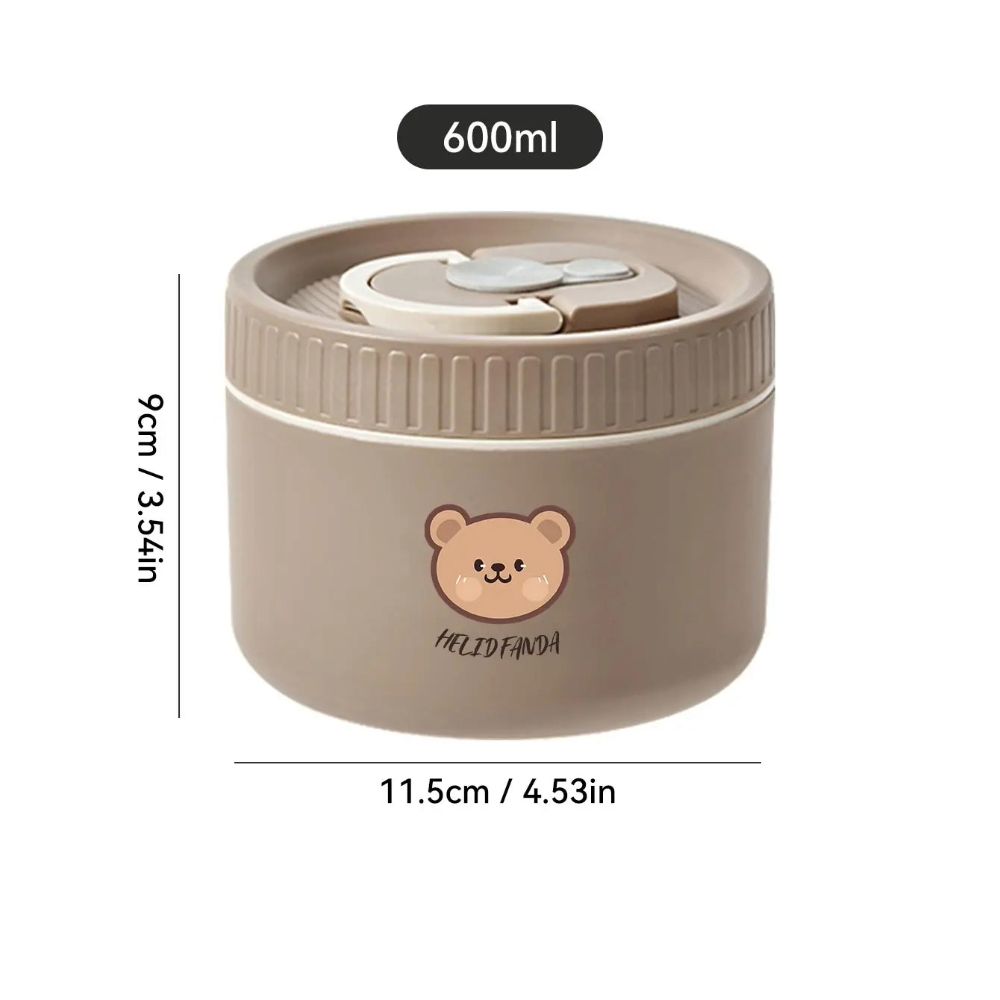 Insulated Stainless Steel Thermal Bento Box Leak Proof Portable Lunch Container 6