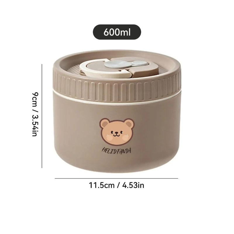 Insulated Stainless Steel Thermal Bento Box Leak Proof Portable Lunch Container 6