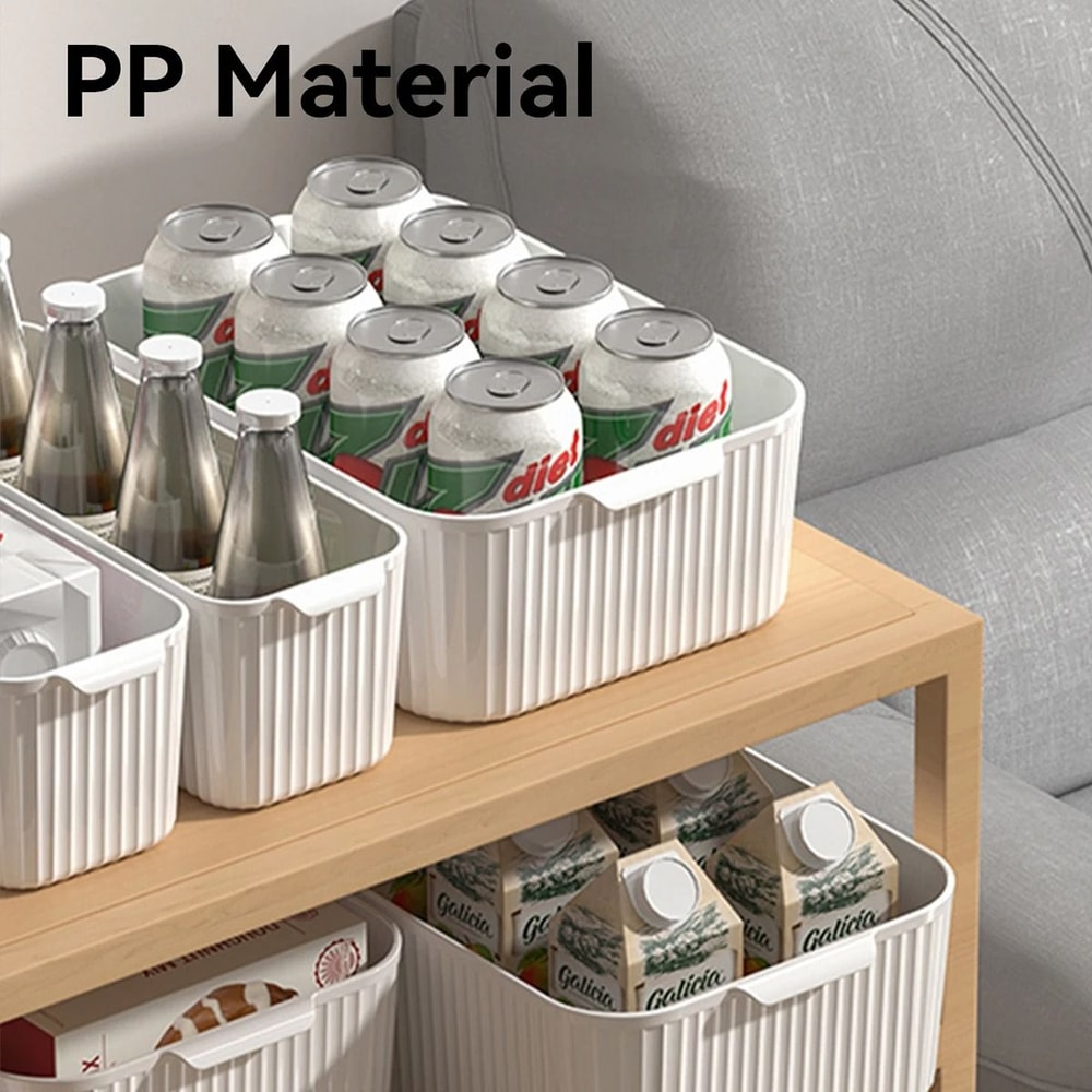 Multifunctional Plastic Storage Box With Handle Desktop Organizer Container 11