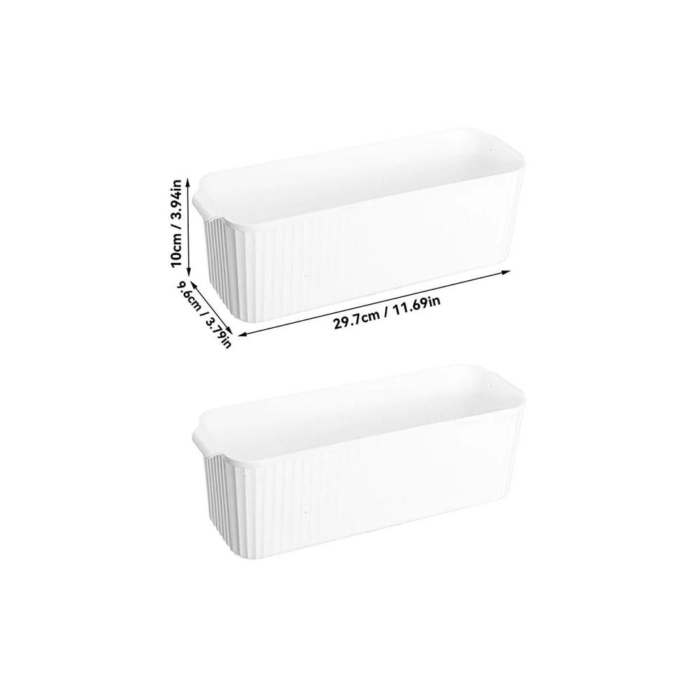 Multifunctional Plastic Storage Box With Handle Desktop Organizer Container 4