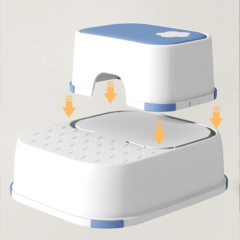 Kids Non Slip Step Stool Bathroom Training Stool For Children 9