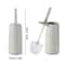 Long Handle Toilet Brush With Holder Anti Splash Bathroom Cleaner 3