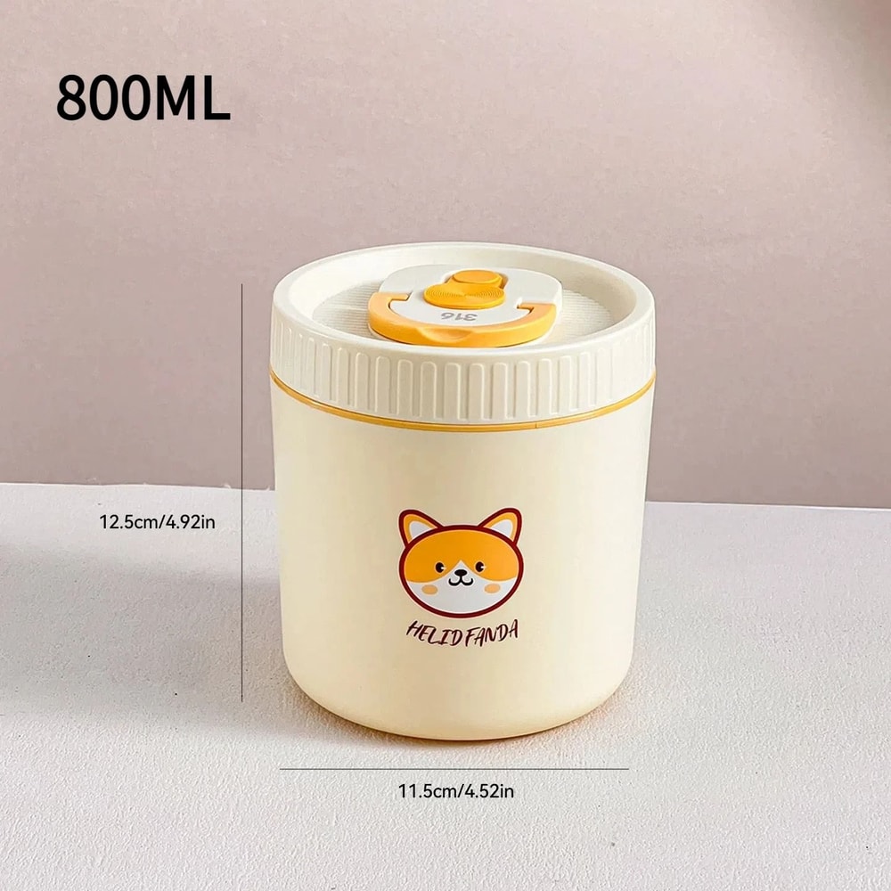 Kids Thermal Lunch Box Stainless Steel Bento Box Leak Proof Food Container 11