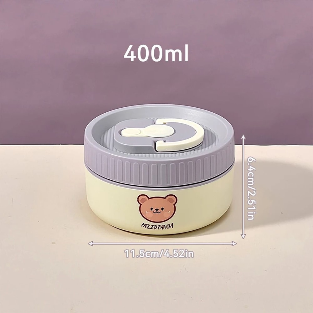 Kids Thermal Lunch Box Stainless Steel Bento Box Leak Proof Food Container 4