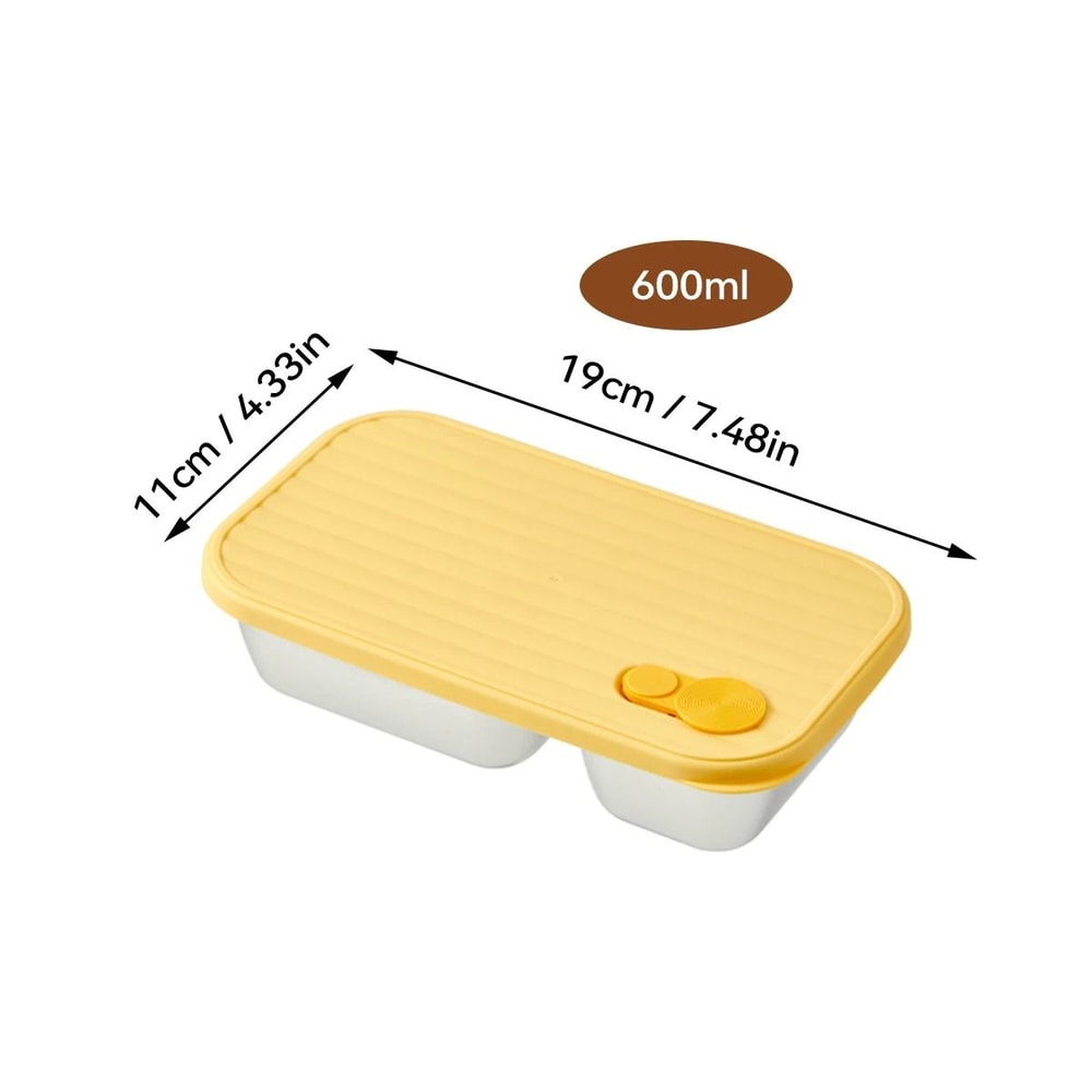 Large Capacity Stainless Steel Bento Lunch Box Sealed Portable Food Container 1