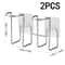 Wall Mounted Stainless Steel Paper Cup Holder Punch Free Cup Organizer 4