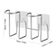 Wall Mounted Stainless Steel Paper Cup Holder Punch Free Cup Organizer 3