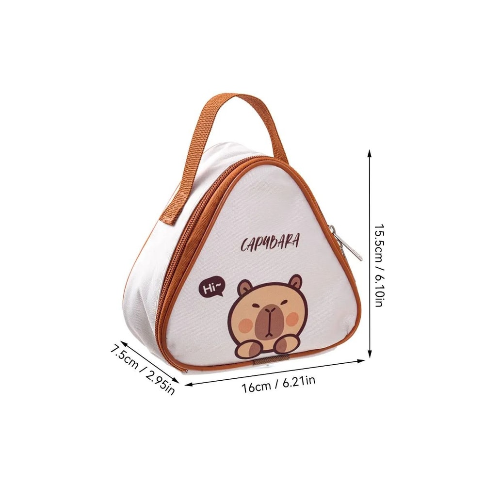 Mini Capybara Insulated Lunch Bag Thermal Waterproof Portable Cooler Bag 1