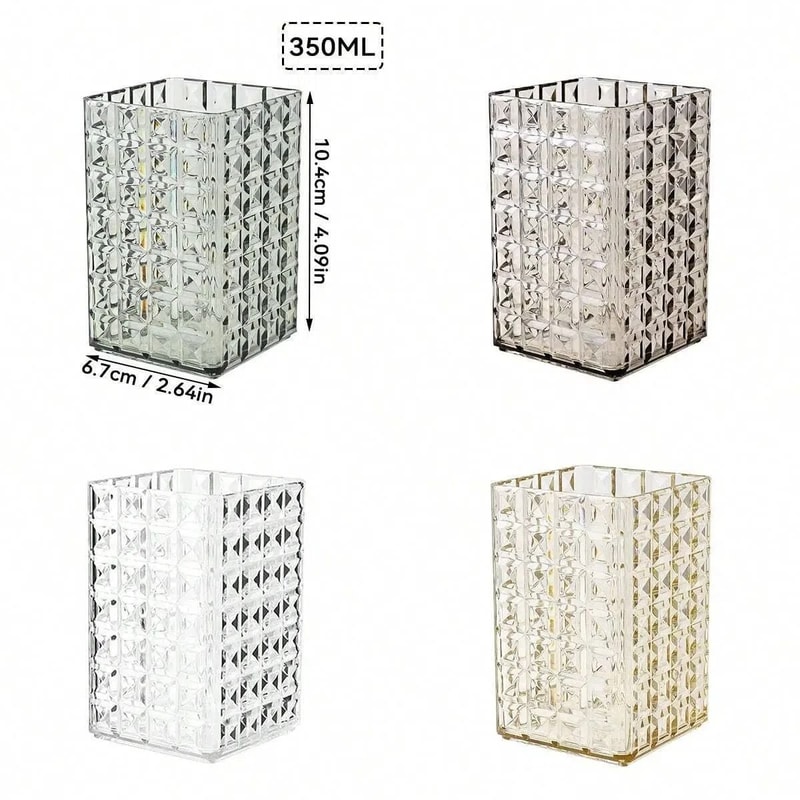 Clear Makeup Brush Holder Organizer Countertop Cosmetic Display Rack 5