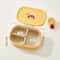 Divided Lunch Box 3 Compartment Portable Microwave Safe Food Container 2