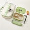 Divided Lunch Box 3 Compartment Portable Microwave Safe Food Container 10