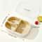 Divided Lunch Box 3 Compartment Portable Microwave Safe Food Container 1