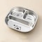 Capybara Stainless Steel Divided Plate 3 Compartment Kids Dinner Plate 3