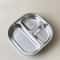 Capybara Stainless Steel Divided Plate 3 Compartment Kids Dinner Plate 1
