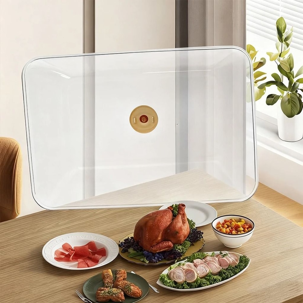 Reusable Plastic Food Cover Lid Dustproof Kitchen Food Protector 10