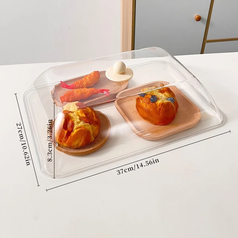 Reusable Plastic Food Cover Lid Dustproof Kitchen Food Protector 5