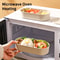 Double Layer Bento Lunch Box Microwave Safe Portable Food Container With Strap 10