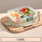 Divided Lunch Box For Kids Microwave Safe Sealed Plastic Bento Container 14