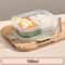 Divided Lunch Box For Kids Microwave Safe Sealed Plastic Bento Container 13