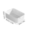 Plastic Kitchen Storage Box Cabinet Organizer Desktop Storage Basket 2