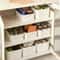 Plastic Kitchen Storage Box Cabinet Organizer Desktop Storage Basket 9