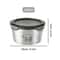 Stainless Steel Sealed Food Container Stackable Fresh Keeping Storage Box 2