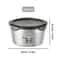 Stainless Steel Sealed Food Container Stackable Fresh Keeping Storage Box 3