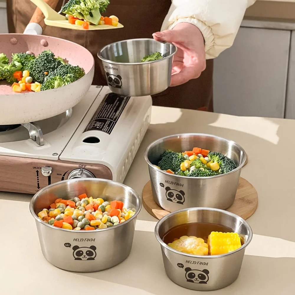 Stainless Steel Sealed Food Container Stackable Fresh Keeping Storage Box 8