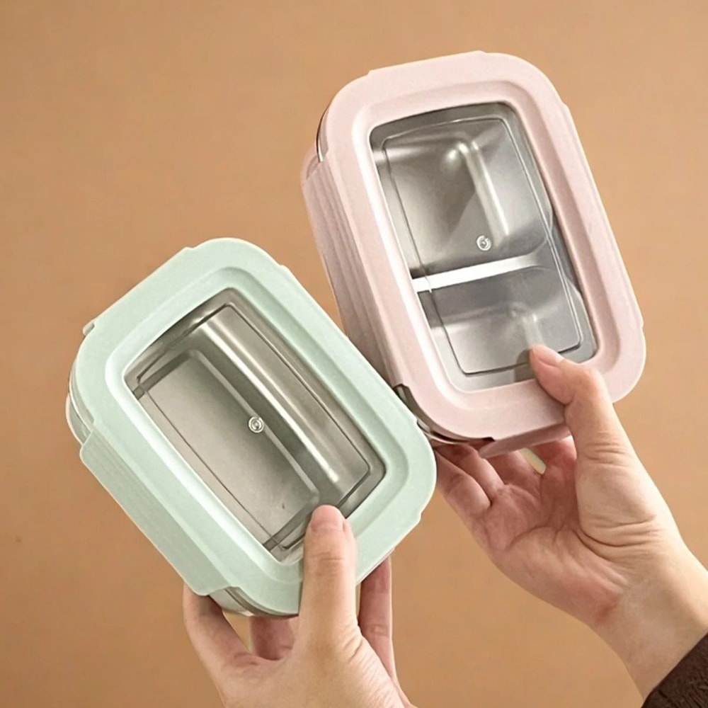 Large Capacity Stainless Steel Lunch Box Leak Proof Portable Food Container 10