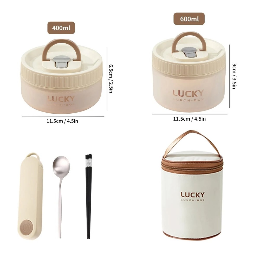 Transparent Lunch Box With Handle Portable Leak Proof Bento Container 4