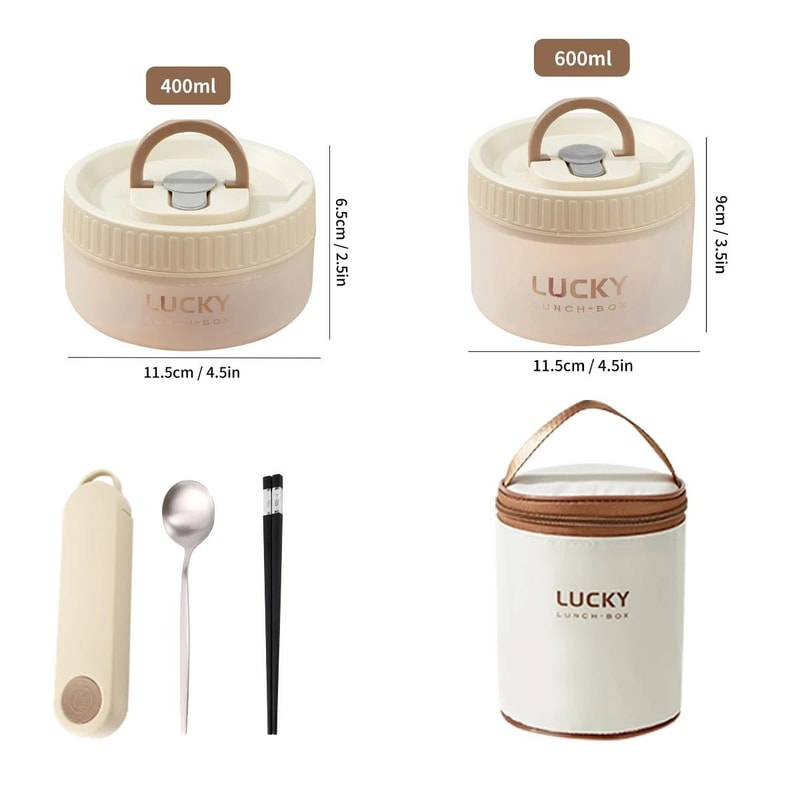 Transparent Lunch Box With Handle Portable Leak Proof Bento Container 4