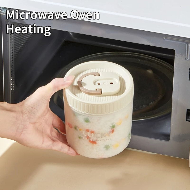 Transparent Lunch Box With Handle Portable Leak Proof Bento Container 9