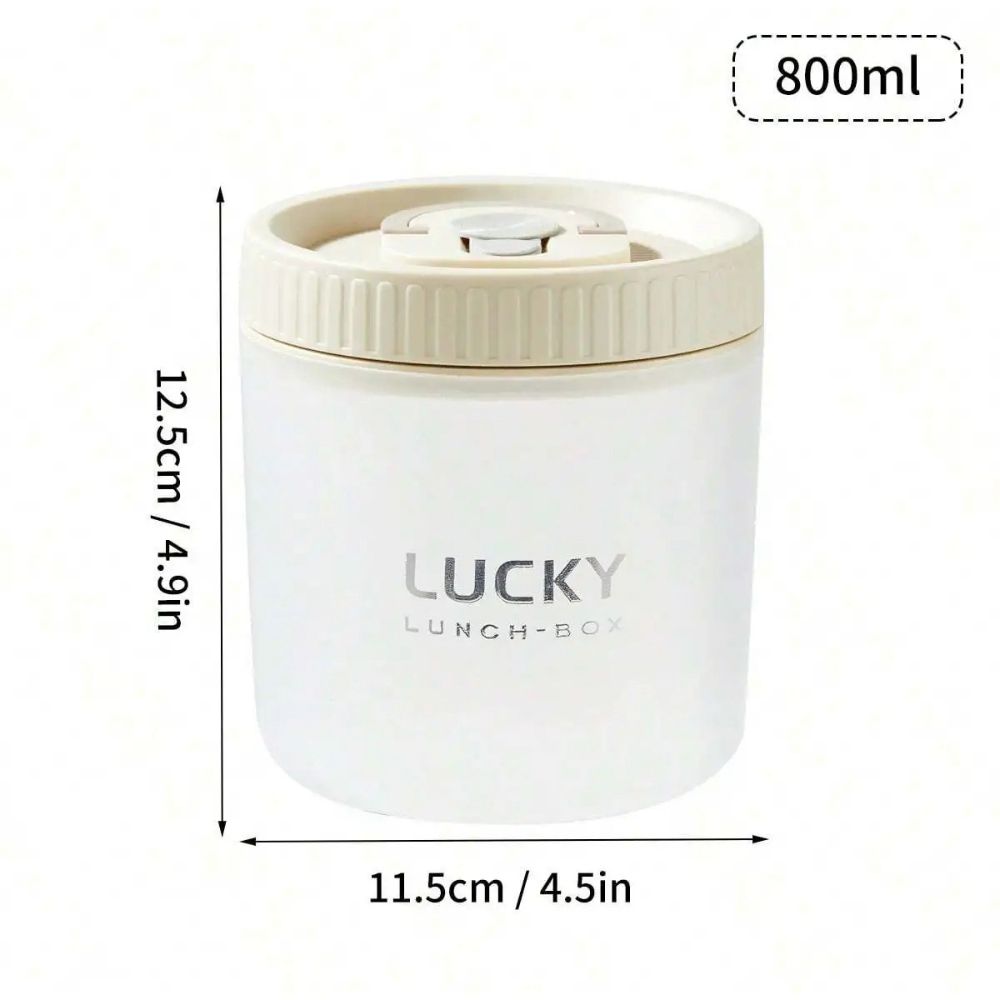 Transparent Lunch Box With Handle Portable Leak Proof Bento Container 3