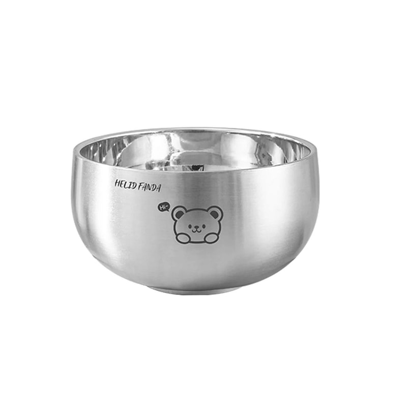 Cartoon Stainless Steel Kids Bowl Anti Scalding Ramen Rice Bowl 1