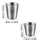 Stainless Steel Coffee Mug With Scale Double Layer Insulated Cup 3