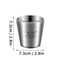 Stainless Steel Coffee Mug With Scale Double Layer Insulated Cup 1