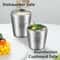 Stainless Steel Coffee Mug With Scale Double Layer Insulated Cup 4