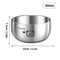 Stainless Steel Kids Bowl Double Layer Anti Scalding Rice Soup Bowl 4