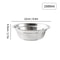 Large Capacity Stainless Steel Mixing Bowl Salad Kneading Bowl 5