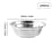 Large Capacity Stainless Steel Mixing Bowl Salad Kneading Bowl 6