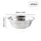 Large Capacity Stainless Steel Mixing Bowl Salad Kneading Bowl 6