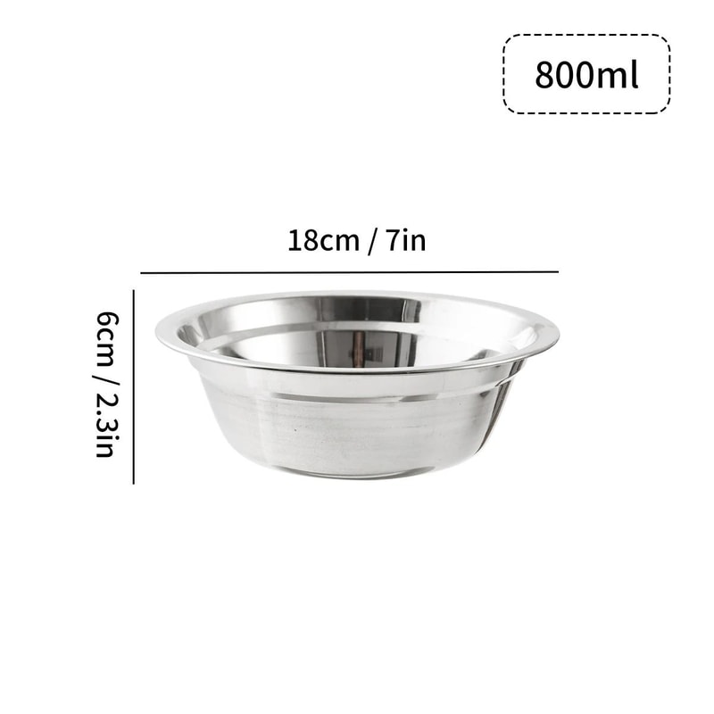 Large Capacity Stainless Steel Mixing Bowl Salad Kneading Bowl 3