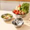 Large Capacity Stainless Steel Mixing Bowl Salad Kneading Bowl 12
